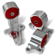 Load image into Gallery viewer, Innovative 88-91 Honda Civic (B-Series/Cable Trans) Silver Billet Aluminum Solid Bushing Mount Kit