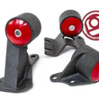 Load image into Gallery viewer, Innovative 90-93 Integra B-Series Black Steel Mounts 85A Bushings (Auto to Manual Cable)