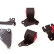 Load image into Gallery viewer, Innovative 90-93 Integra B-Series Black Steel Mounts 95A Bushings (Cable to Hydro Conversion)