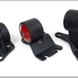 Load image into Gallery viewer, Innovative 90-93 Integra B-Series Black Steel Mounts 60A Bushings - Side View