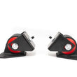 Load image into Gallery viewer, Innovative 90-93 Mazda Miata NA 1.6L Black Steel Replacement Mounts 60A Bushings (No Trans Mount) - Back View