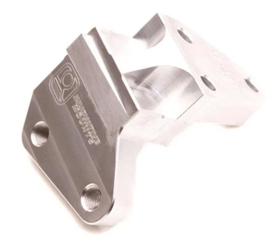 Innovative 92-00 Civic B-Series Black Steel Billet 2 Bolt Engine Post Mount - Side View