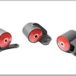 Load image into Gallery viewer, Innovative 92-95 Civic B/D Series Black Steel Mounts 75A Bushings (3 Bolt) - Side View