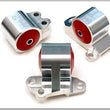 Load image into Gallery viewer, Innovative 92-95 Civic B/D Series Silver Aluminum Mounts 75A Bushings (3 Bolt) - Side View