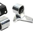 Load image into Gallery viewer, Innovative 92-95 Civic H-Series Silver Aluminum Mounts 75A Bushings - Side View