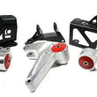 Load image into Gallery viewer, Innovative 92-95 Civic K-Series Silver Aluminum Mounts 75A Bushings (Not K24 Trans) - Side View
