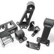 Load image into Gallery viewer, Innovative 94-01 Integra J-Series Black Steel Mounts 85A Bushings