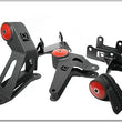Load image into Gallery viewer, Innovative 94-01 Integra K-Series Black Steel Mounts 75A Bushings (Not K24 Trans) - Side View