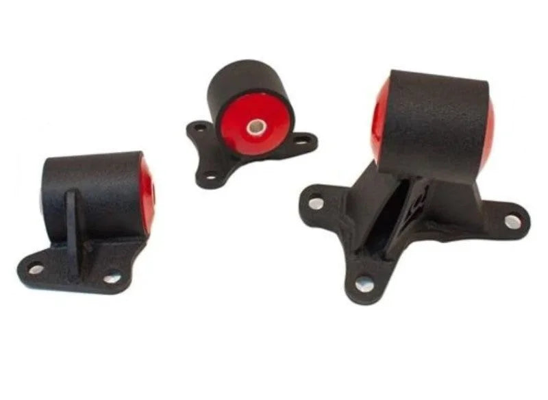 Innovative 94-97 Accord F-Series Black Steel Mounts 75A Bushings - Side View