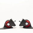 Load image into Gallery viewer, Innovative 94-97 Mazda Miata NA 1.8L Black Steel Replacement Mounts 60A Bushings (No Trans Mount) - Back View