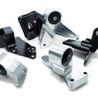 Load image into Gallery viewer, Innovative 96-00 Civic Billet Conversion K-Series Black Engine Mount Kit Solid Bushings