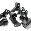 Load image into Gallery viewer, Innovative 96-00 Civic K-Series Black Steel Mounts 75A Bushings (EG/DC Subframe)