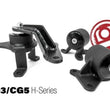 Load image into Gallery viewer, Innovative 98-02 Accord H-Series Black Steel Mounts 95A Bushings