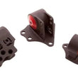 Load image into Gallery viewer, Innovative 95-99 Mitsubishi Eclipse 4G63 / 4G64 Black Steel Mounts 75A Bushings
