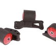 Load image into Gallery viewer, Innovative 03-06 Mitsubishi Evolution 4G63T Black Steel Mounts 95A Bushings