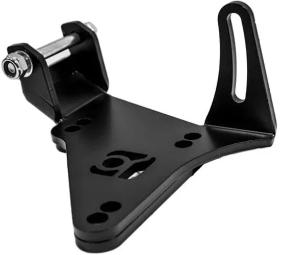 Innovative N/A H-Series Black Steel H22 Alternator Relocation Bracket - Installation View