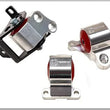 Load image into Gallery viewer, Innovative 96-00 Civic B/D Series Silver Aluminum Mounts 60A Bushings (2 Bolt) - Side View