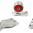Load image into Gallery viewer, Innovative 88-91 Civic B-Series Silver Aluminum Mounts 75A Bushings (Cable to Hydro Conversion) - Side View