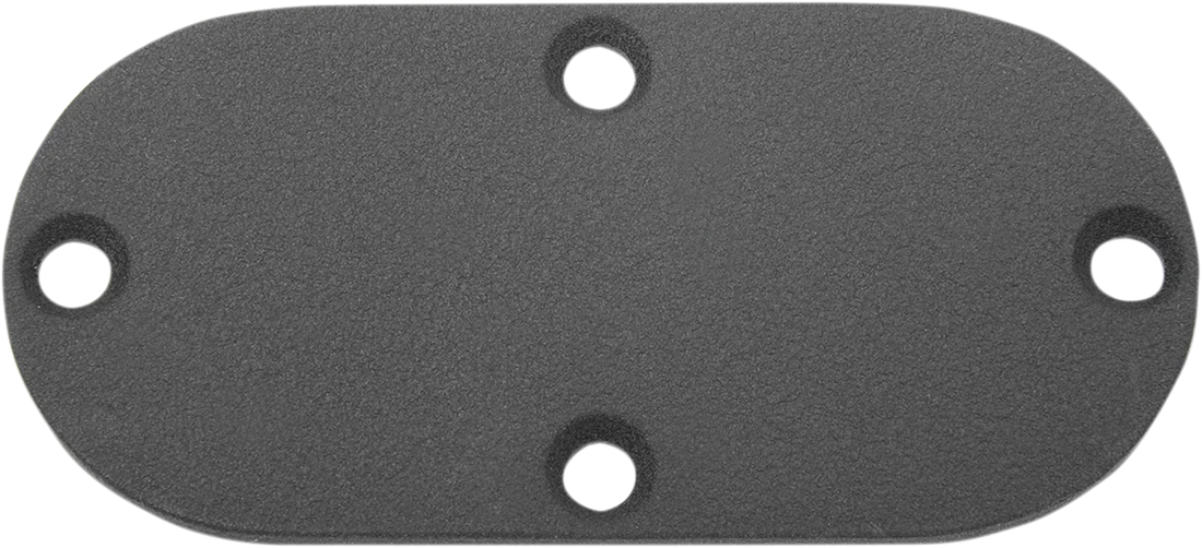 Inspection Cover - Matte Black DragSpecialties 14009B - Side View
