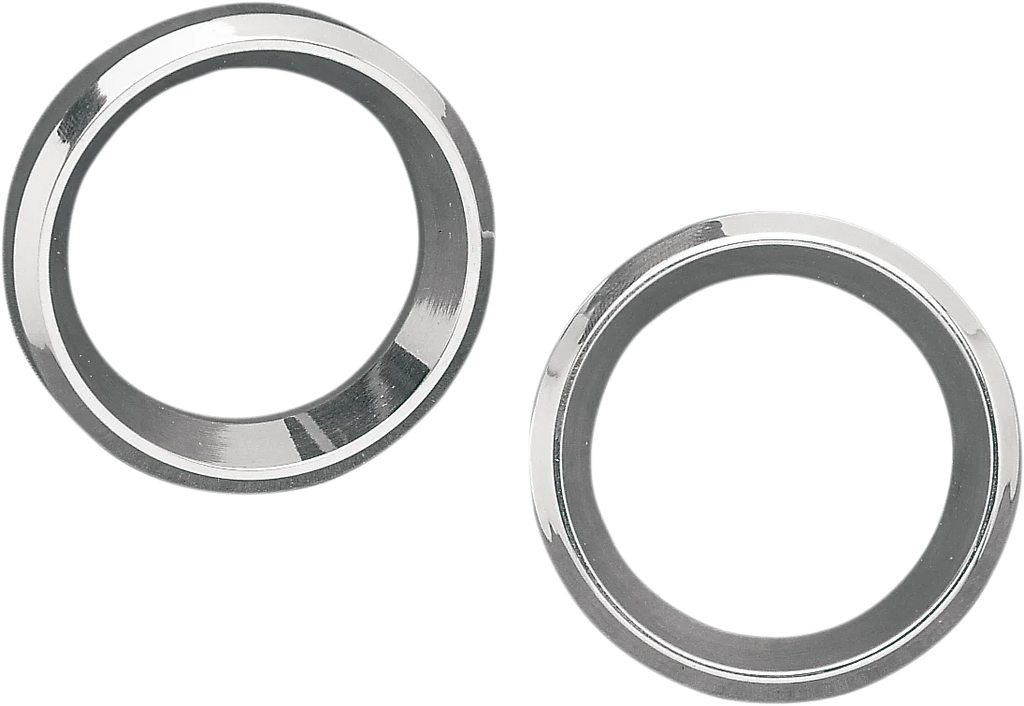 Instrument Gauge Bezel - Chrome - 2" Diameter DragSpecialties 2202-0061-BC119 - Side View