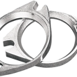 Load image into Gallery viewer, Intake Manifold Flanges - Chrome - Evolution Big Twin/Twin Cam/Sportster DragSpecialties 59-432-PB - Main Product View