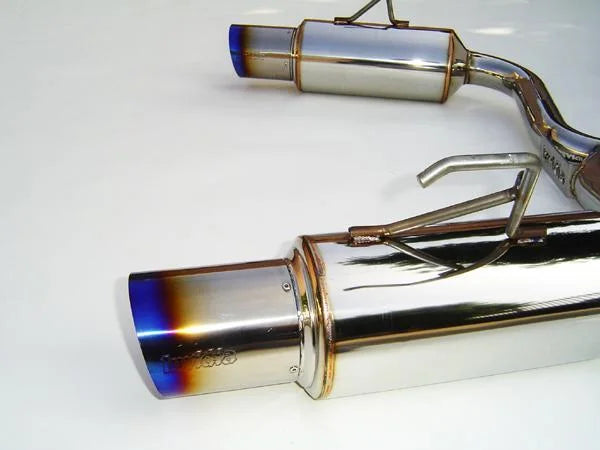 Invidia 00+ S2000 70mm Dual Titanium Tip Cat-back Exhaust - Detail View