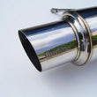Load image into Gallery viewer, Invidia 02-07 WRX/STi 76mm N1 RACING Stainless Steel Tip Cat-back Exhaust - Installation View