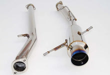 Load image into Gallery viewer, Invidia 02-07 WRX/STi 76mm N1 RACING Titanium Tip Cat-back Exhaust - Back View