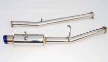 Load image into Gallery viewer, Invidia 02-07 WRX/STi 76mm N1 RACING Titanium Tip Cat-back Exhaust - Installation View