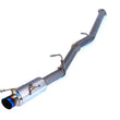Load image into Gallery viewer, Invidia 02-07 WRX/STi 80mm Full Titanium Cat-back Exhaust - Side View