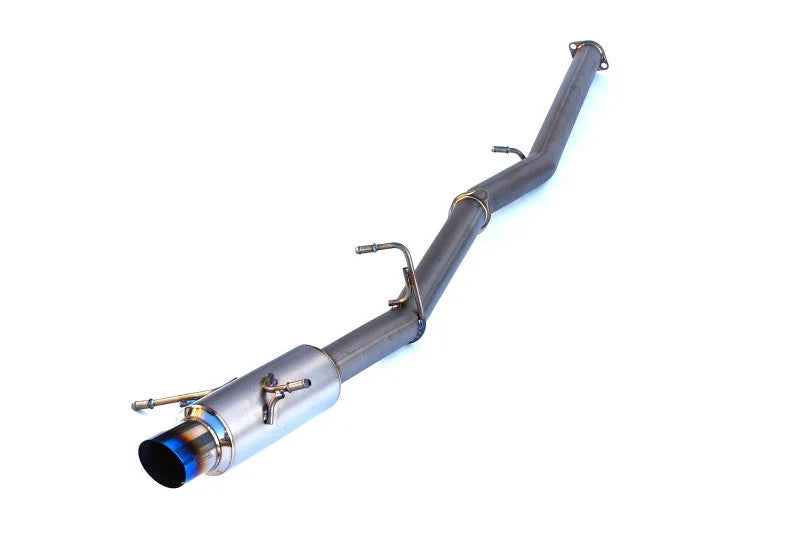 Invidia 02-07 WRX/STi 80mm Full Titanium Cat-back Exhaust - Side View