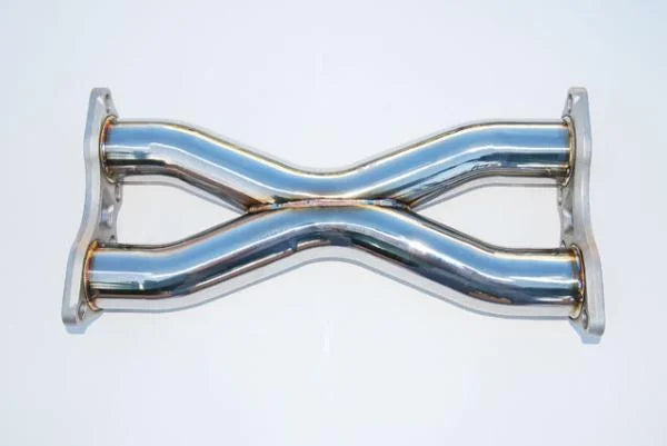 Invidia 03-08 Infiniti G35 Coupe Gemini Rolled Titanium Tip Cat-back Exhaust - Main Product View