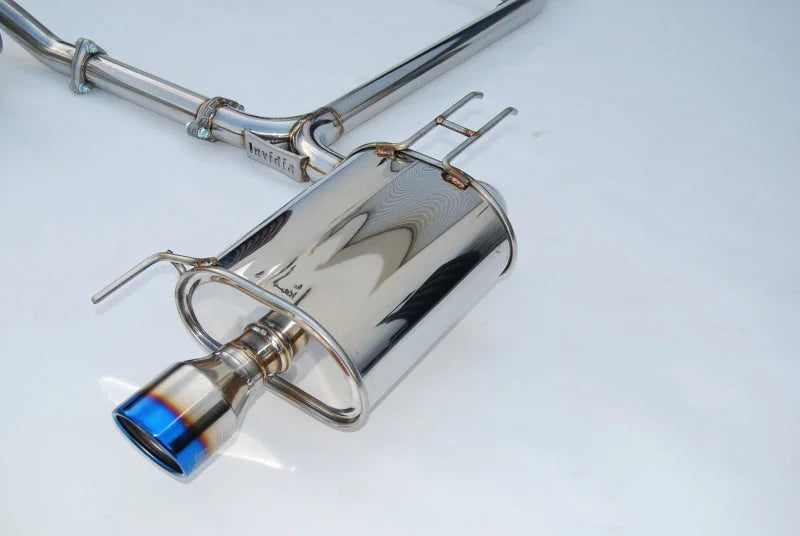 Invidia 04-08 Acura TSX Q300 Rolled Titanium Tip Cat-Back Exhaust - Main Product View