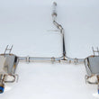 Load image into Gallery viewer, Invidia 04-08 Acura TSX Q300 Rolled Titanium Tip Cat-Back Exhaust - Side View