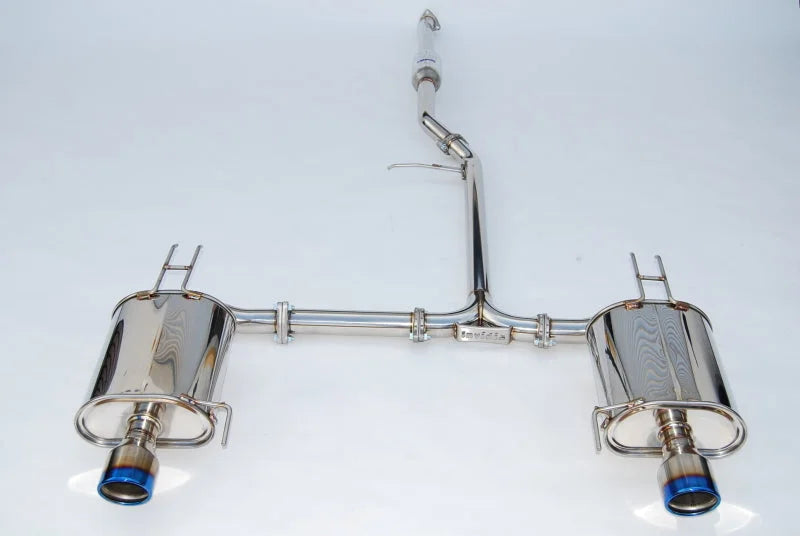Invidia 04-08 Acura TSX Q300 Rolled Titanium Tip Cat-Back Exhaust - Side View