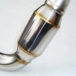 Load image into Gallery viewer, Invidia 05+ AT LGT Polished Divorced Waste Gate Downpipe with High Flow Cat - Main Product View