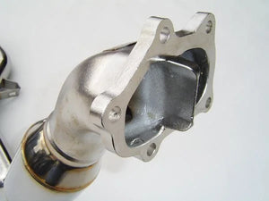 Invidia 05+ MT LGT / 08+ WRX/STi Polished Divorced Waste Gate Downpipe - Main Product View