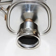 Load image into Gallery viewer, Invidia 08-09 WRX Sedan Q300 Dual Stainless Steel Tip Cat-back Exhaust - Side View