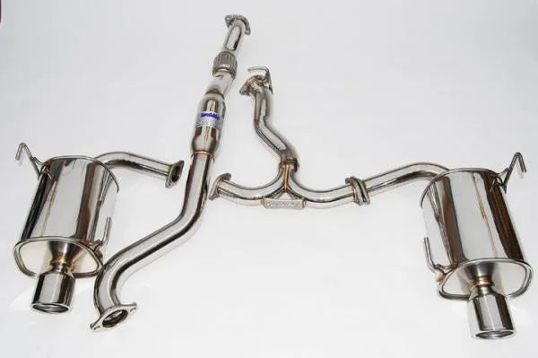 Invidia 08-09 WRX Sedan Q300 Dual Stainless Steel Tip Cat-back Exhaust - Additional View 5
