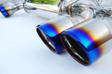 Load image into Gallery viewer, Invidia 08-11 STi Hatch / 11 WRX Hatch Dual Q300 Titanium Tip Cat-back Exhaust - Back View