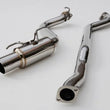 Load image into Gallery viewer, Invidia 08+ WRX Hatch RACING Stainless Steel Tip Cat-back Exhaust - Back View