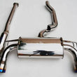 Load image into Gallery viewer, Invidia 09+ EVO 10 Q300 Titanium Tip Cat-back Exhaust - Installation View