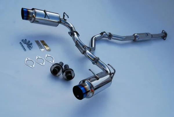 Invidia 12 Scion FRS/BRZ 60mm N1 Ti-Tip Cat- Back Exhaust - Installation View