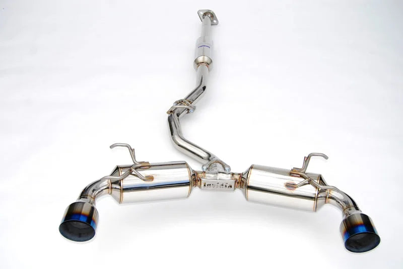 Invidia 12+ Subaru BRZ / Toyota 86 N2 60mm Single Layer Titanium Burnt Tips Cat-Back Exhaust - Detail View
