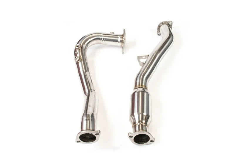 Invidia 15-21 Subaru WRX w/ Manual Transmission J-Pipe With Bottom High Flow Cat Down Pipe - Main Product View