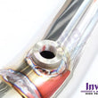 Load image into Gallery viewer, Invidia 15-21 Subaru WRX w/ Manual Transmission J-Pipe With Bottom High Flow Cat Down Pipe - Detail View