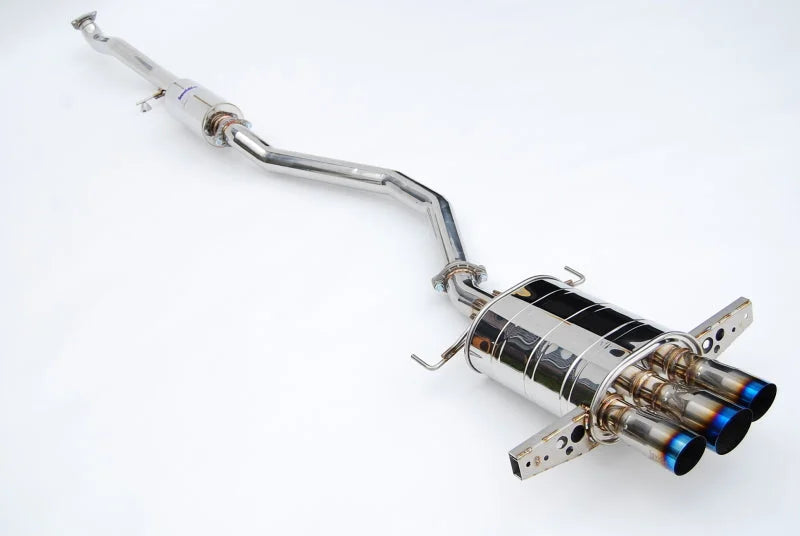 Invidia 17+ Honda Civic SI Hatchback Q300 Triple Titanium Tip Cat-back Exhaust - Side View