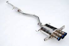 Load image into Gallery viewer, Invidia 17+ Honda Civic SI Hatchback Q300 Triple Titanium Tip Cat-back Exhaust - Side View