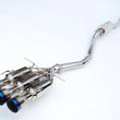 Load image into Gallery viewer, Invidia 17+ Honda Civic SI Sedan Gemini Triple Titanium Tip Cat-back Exhaust - Main Product View