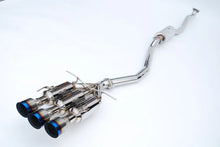Load image into Gallery viewer, Invidia 17+ Honda Civic SI Sedan Gemini Triple Titanium Tip Cat-back Exhaust - Main Product View